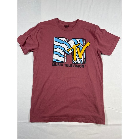 American Classics Other - American Classics MTV Music Television Graphic T-Shirt Mens Medium Burgundy Red